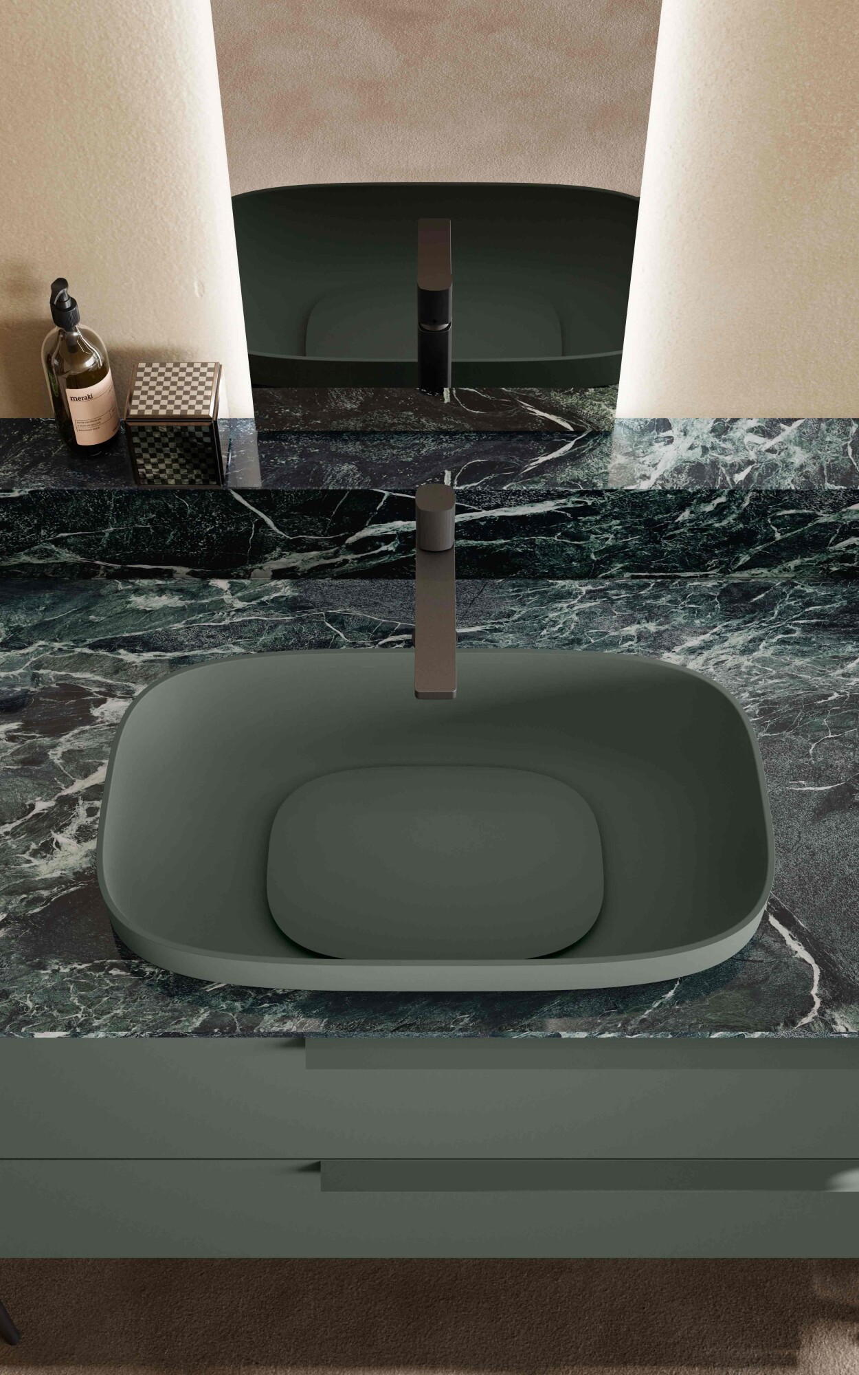 Azzurra Bagni Lime Ø — external handle bathroom furniture collection